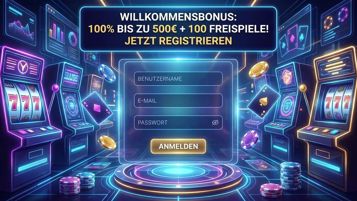 Registrierung mit Bonus